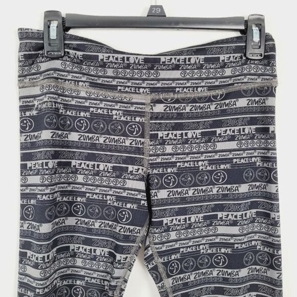 Zumba Wear XSPICY Black and Gray Leggings Size Small - Picture 2 of 6